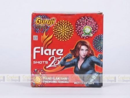 25 Shot Multi Colour Flare 25